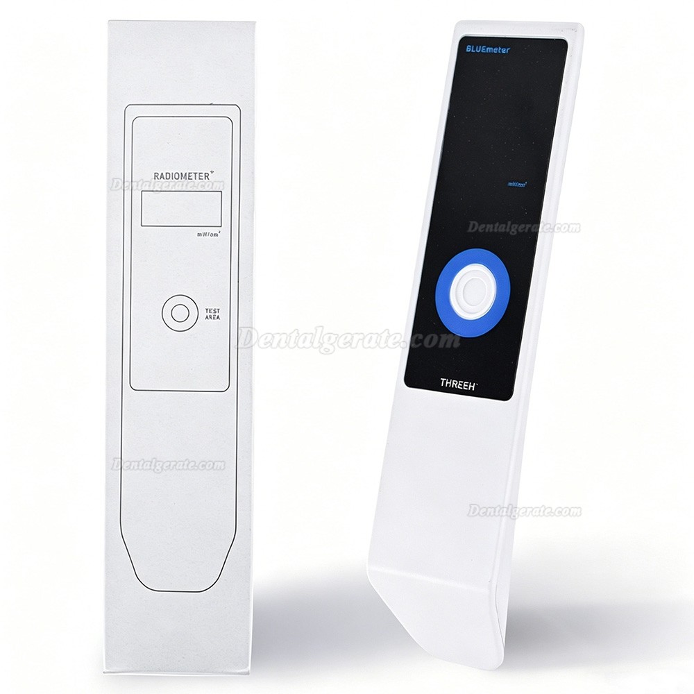 THREEH BLUEmeter Dental Polymerisationslichtmessger&auml;t Led Radiometer 50-3600 mW/cm&sup2;